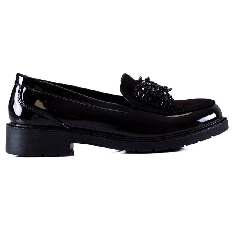 S. BARSKI Scarpe con fiocco decorativo S.BARSKI nero