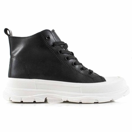 TRENDI Sneakers alte nere nero