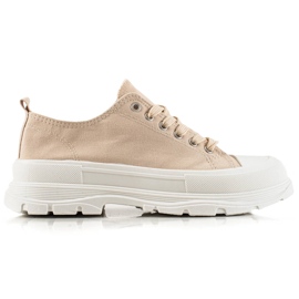 TRENDI Sneakers beige alla moda