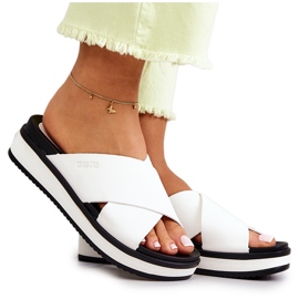 Ciabatte da donna Big Star JJ274723 Bianche bianca
