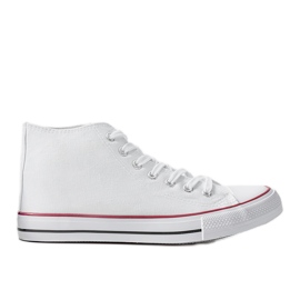 Sneakers Rood bianche alla caviglia bianco