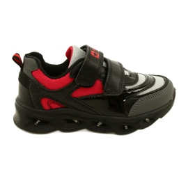 ADI scarpe sportive LED Glowing Velcro News 22DZ32-4836 grigio nero