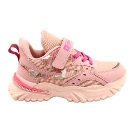 Scarpe sportive con velcro NEWS 22DZ32-4931 Rosa