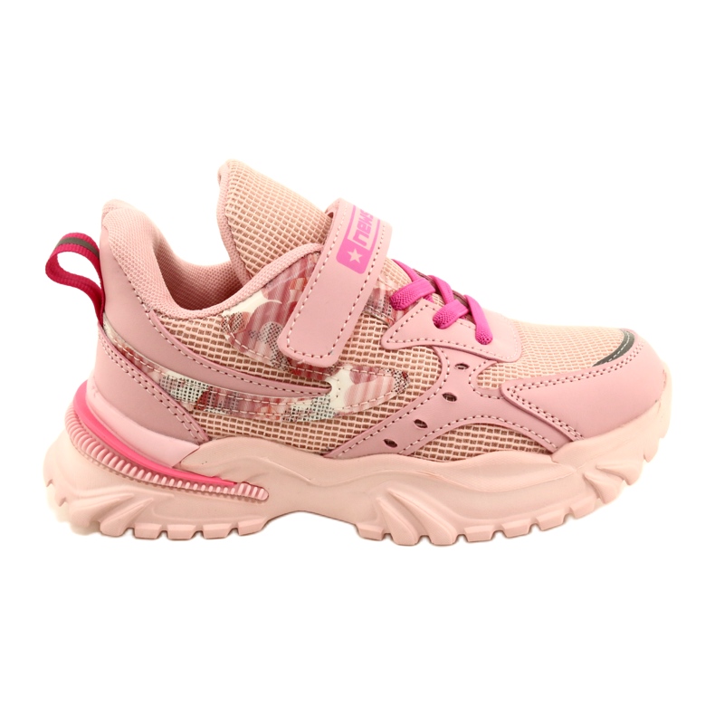 Scarpe sportive con velcro NEWS 22DZ32-4931 Rosa