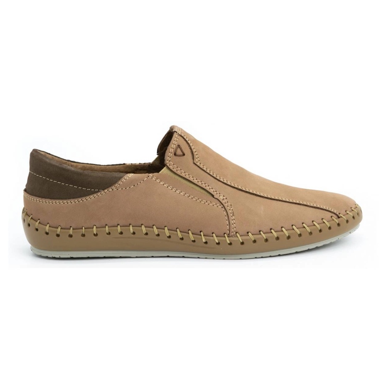 Olivier Scarpe da uomo mocassini in pelle 936MA beige