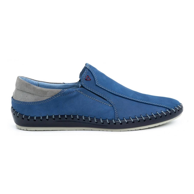 Olivier Scarpe da uomo mocassini in pelle 936MA blu