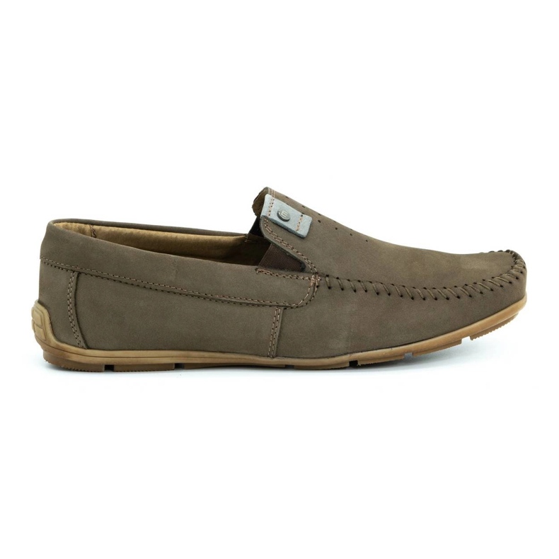 Olivier Mocassini da uomo in pelle marrone 937MA