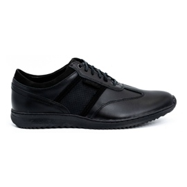 Polbut Scarpe casual da uomo in pelle 2117P nere nero