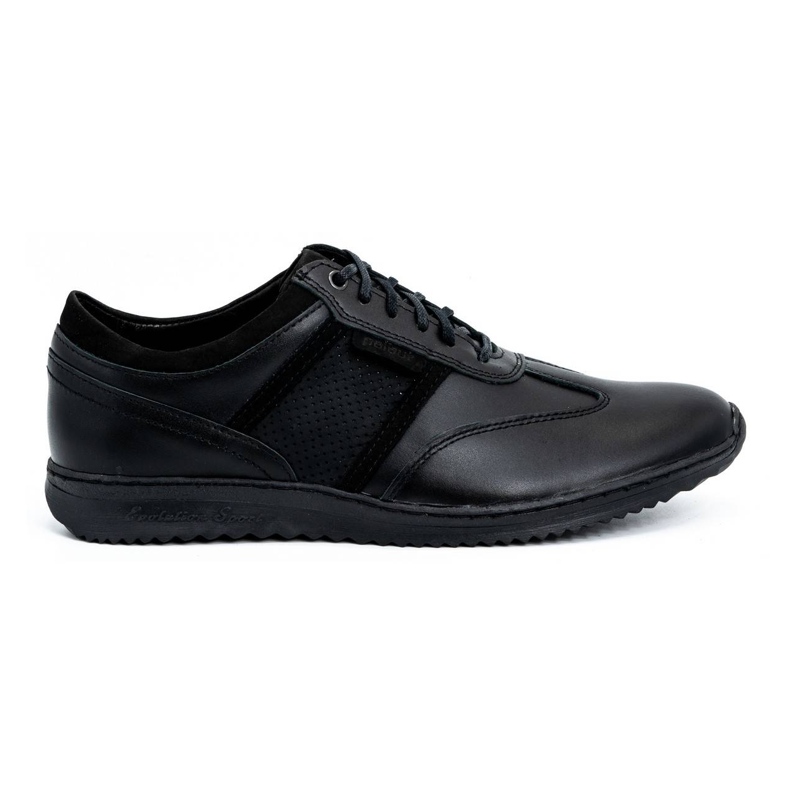 Polbut Scarpe casual da uomo in pelle 2117P nere nero
