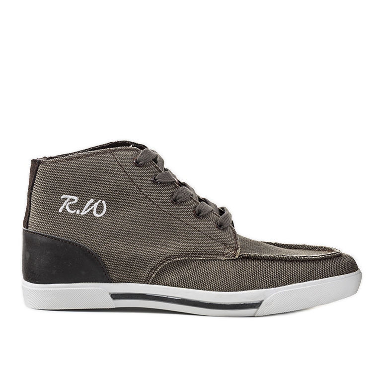 Sneaker Perez marrone alla caviglia beige