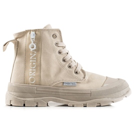 Sabatina Sneakers Alte Originali beige