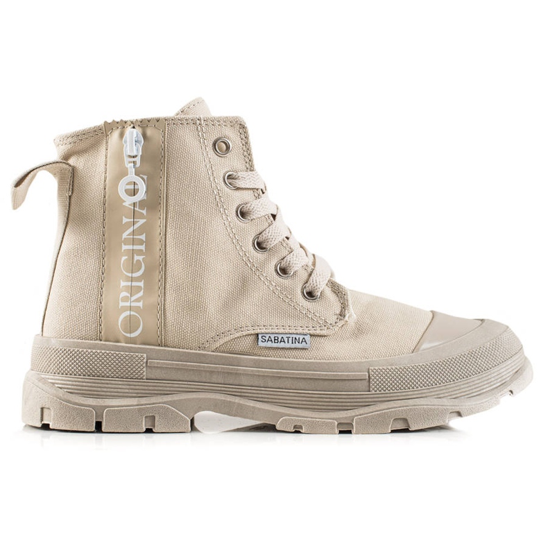 Sabatina Sneakers Alte Originali beige