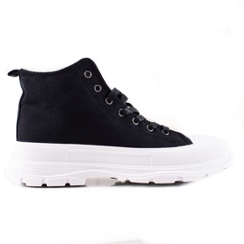 TRENDI Sneakers in tessuto nero