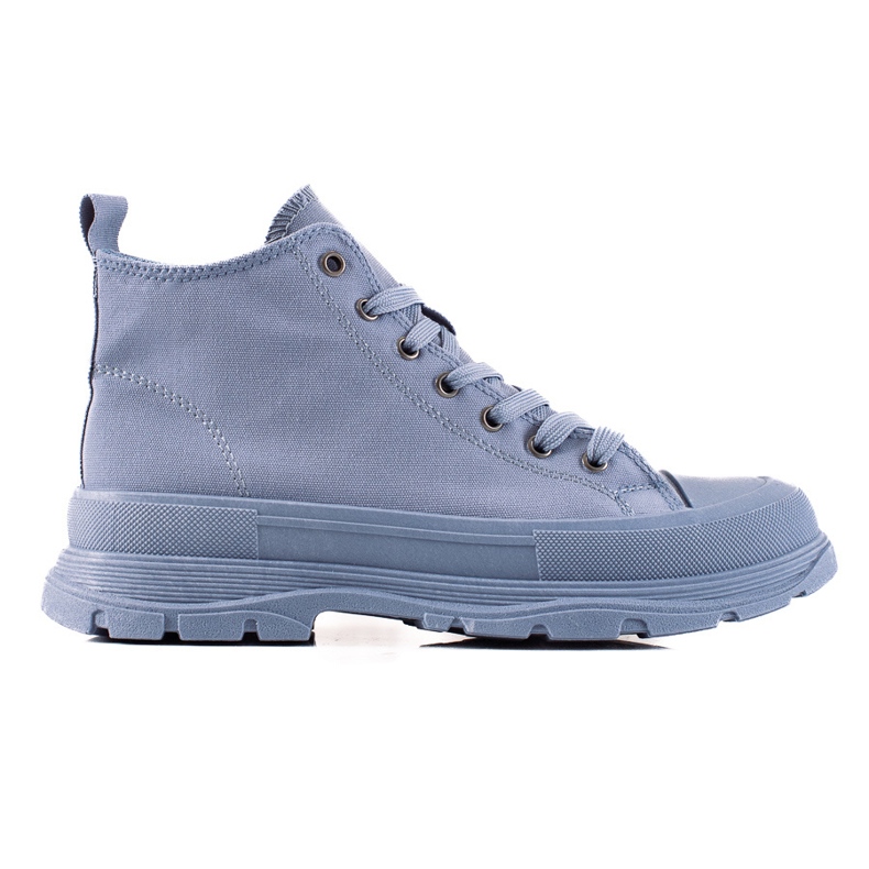 Forever Folie Sneakers Blu Sulla Piattaforma