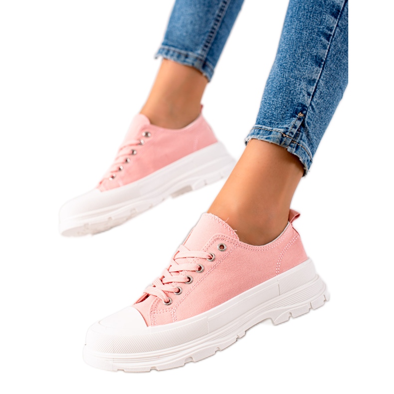 TRENDI Sneakers rosa alla moda