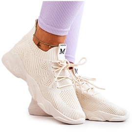 PS1 Scarpe Sportive Sneakers Tessuto Nolene beige chiaro