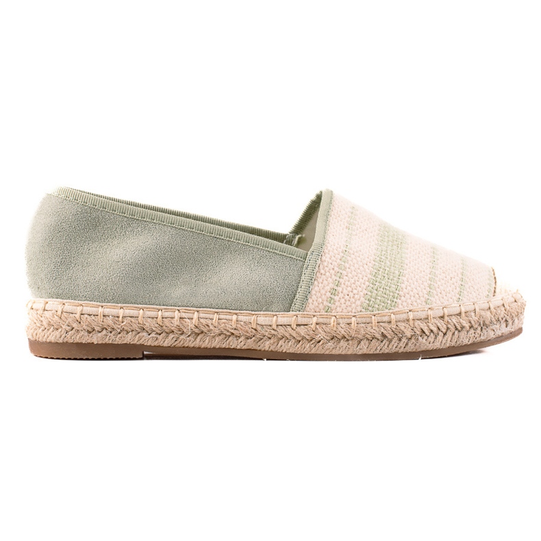 Anesia Paris Espadrillas casual beige verde