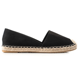 TRENDI Espadrillas Nere Classiche nero