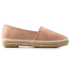 Lucky Shoes Espadrillas in polvere rosa