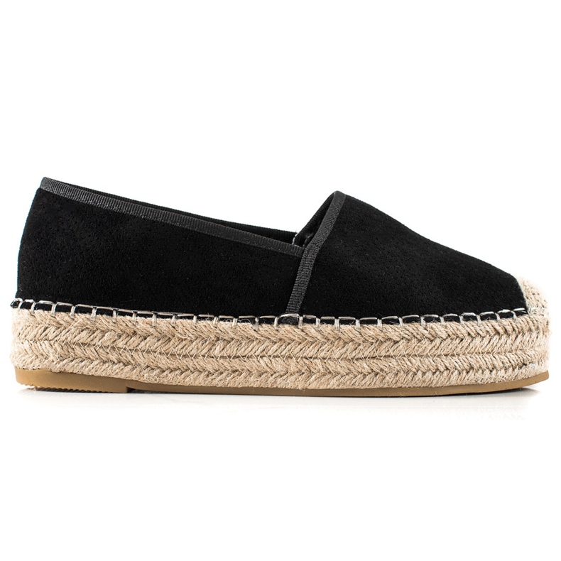 Bestelle Espadrillas nere sulla piattaforma nero