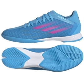 Scarpe da calcio Adidas X Speedflow.3 In M GW7489 blu blu