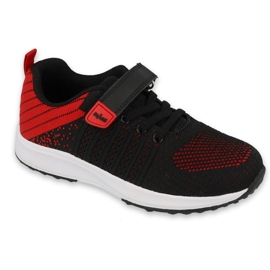 Scarpe per bambini Befado 516Y134 nero rosso