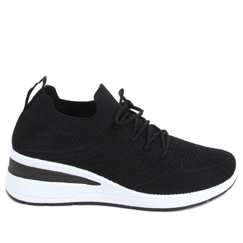 Scarpe con zeppa a calzino Binita Nero