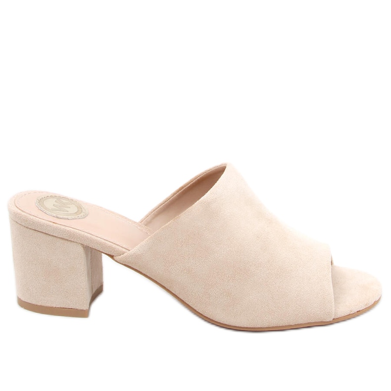Ciabatte con tacco Alessia Beige