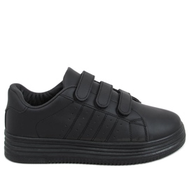 Sneakers Saanvi Negro con velcro nero