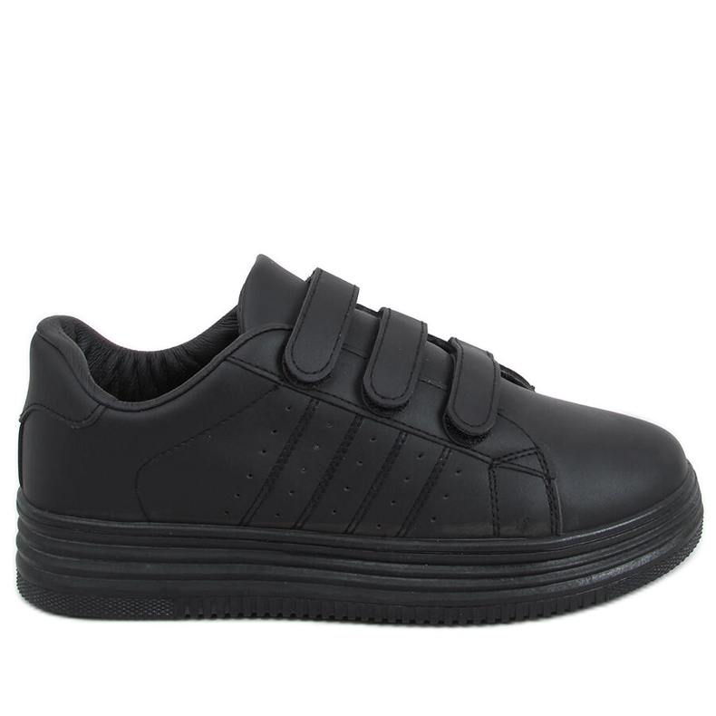 Sneakers Saanvi Negro con velcro nero