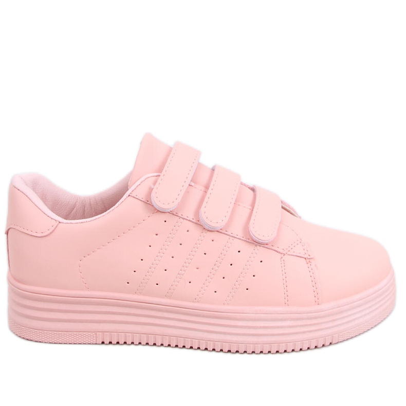 Sneakers Saanvi Rosa con velcro