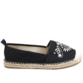 Espadrillas con pietre Birbal Black nero