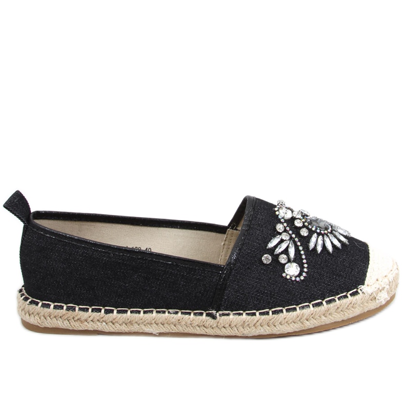 Espadrillas con pietre Birbal Black nero