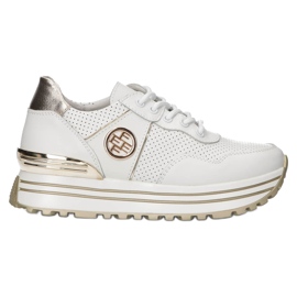 Sneakers in pelle Filippo DP3538/22 WH bianco