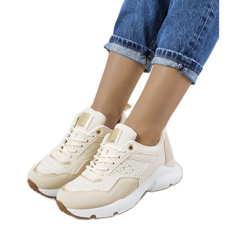 Sneakers Viale da donna beige