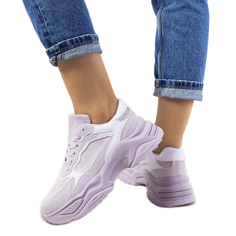 Sneakers viola Genovesia