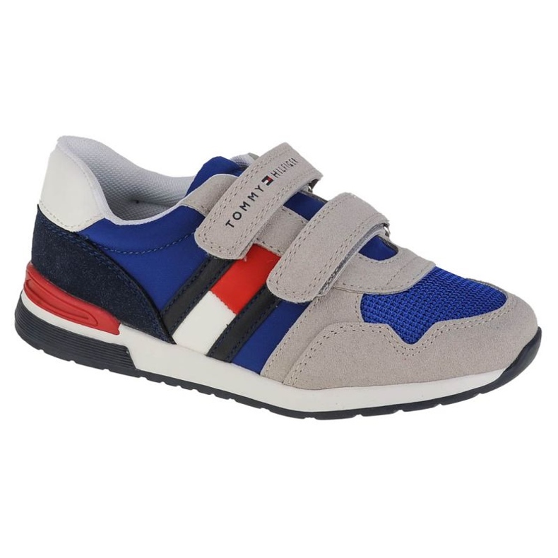 Tommy Hilfiger Sneaker con velcro a taglio basso T1B4-32236-1040X602 grigio