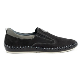 Olivier Scarpe da uomo in pelle 816MA nere nero