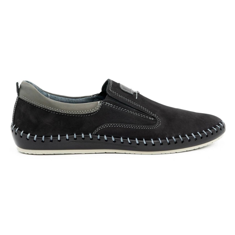 Olivier Scarpe da uomo in pelle 816MA nere nero