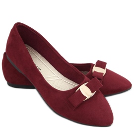 Ballerine da donna Janya Wine Red rosso