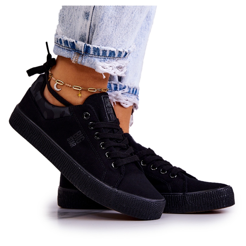 Sneakers Basse da Donna Big Star JJ274563 Nere nero