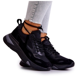 Vinceza Scarpe sportive da donna Sneakers Black Spencer nero