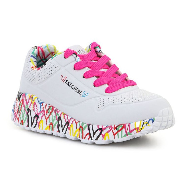 Scarpe Skechers Lovely Luv 314976L-WMLT bianca