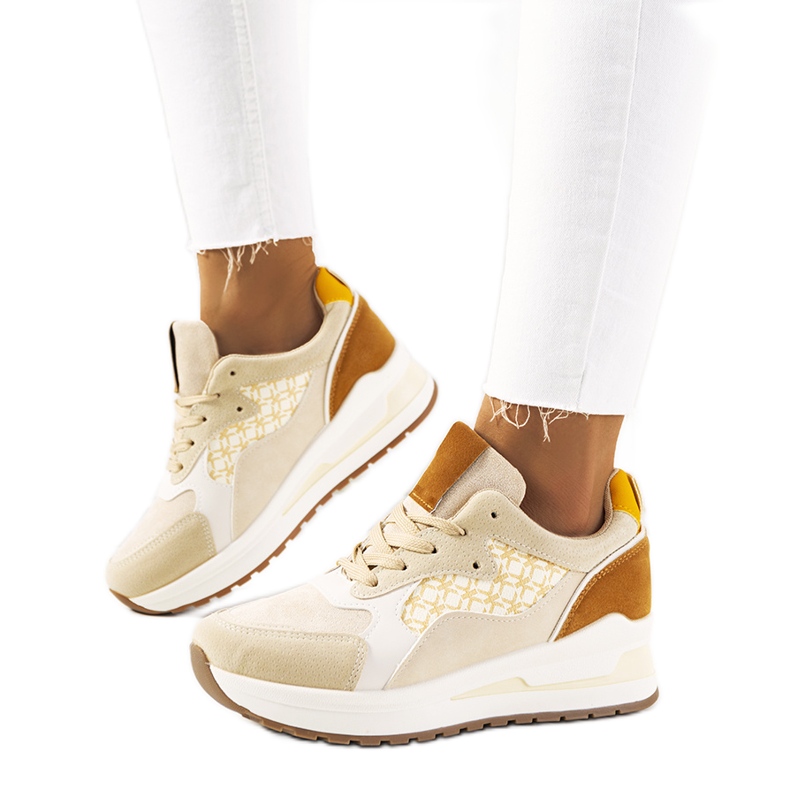 Sneakers da donna Eryn beige