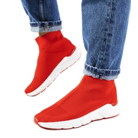 Sneaker alte rosse William rosso