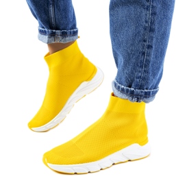 Sneaker alte William gialle giallo