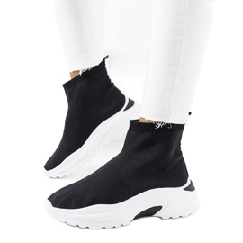 Scarpe da ginnastica alte nere nero