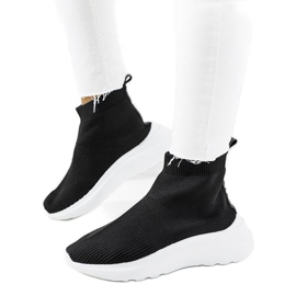 Sneakers alte nere di Jennifer nero