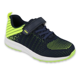 Scarpe per bambini Befado 516Y136 nero giallo