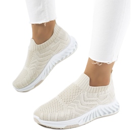 Sneaker sportive beige Alexandrin